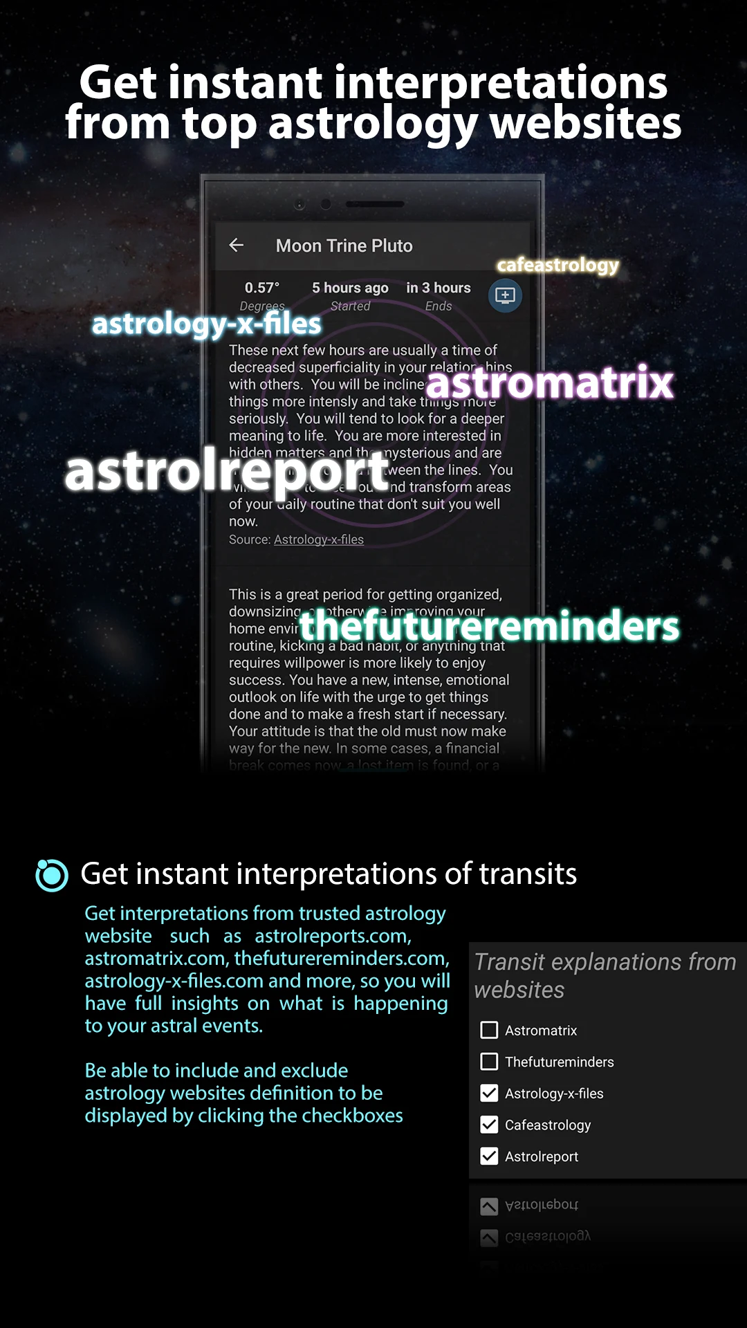Synastry: Daily Transits screenshot